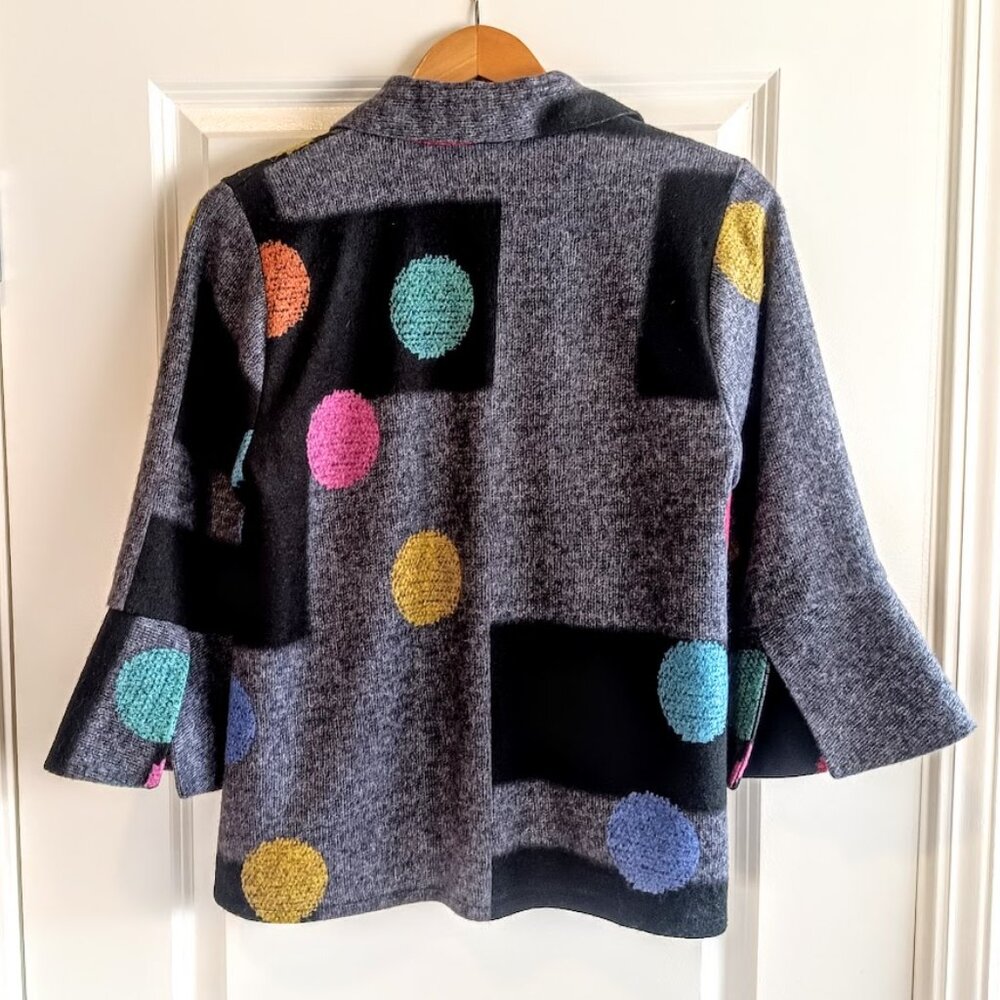 Damee Multicolor Dot Print Jacket - image 3